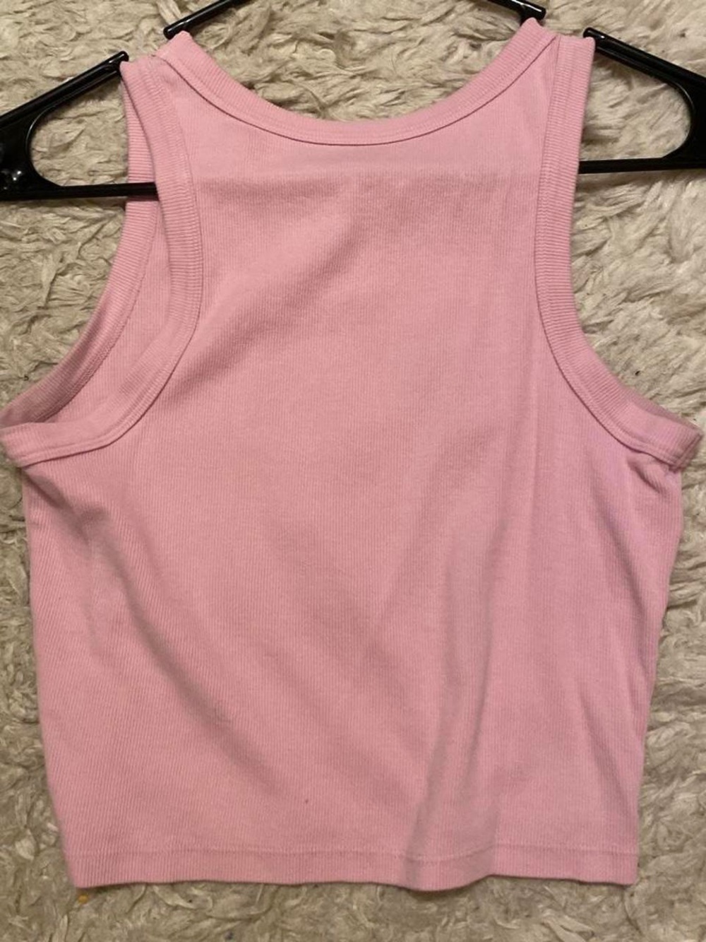 PacSun Light Pink Ribbed Crop Tank - Picture 2 of 3